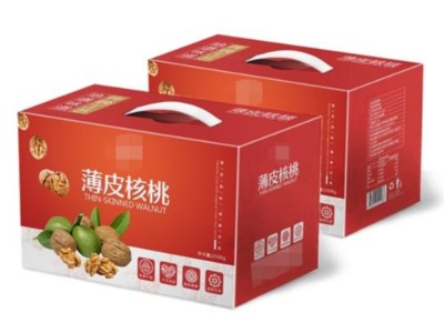 來濟南禮品盒定制廠家定制干果禮盒，讓您過個喜慶年！